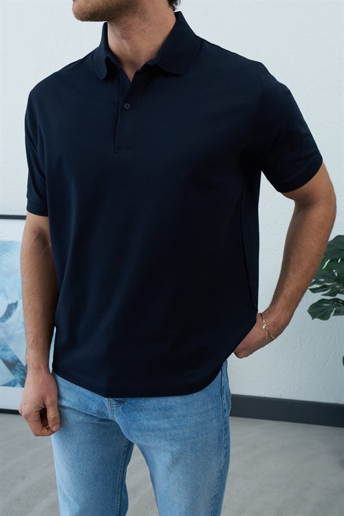 Wholesale Mens Navy Polo T-Shirt