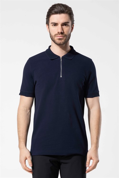 Wholesale Mens Navy Polo T-Shirt