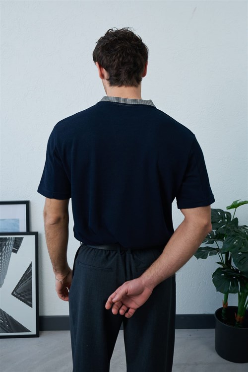 Wholesale Mens Navy Polo T-Shirt