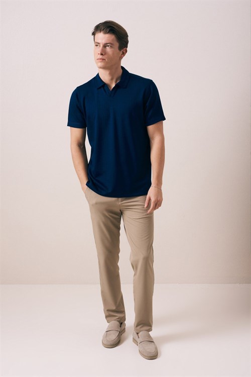 Wholesale Mens Navy Polo T-Shirt