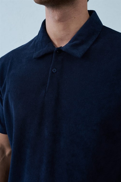 Wholesale Mens Navy Polo T-Shirt