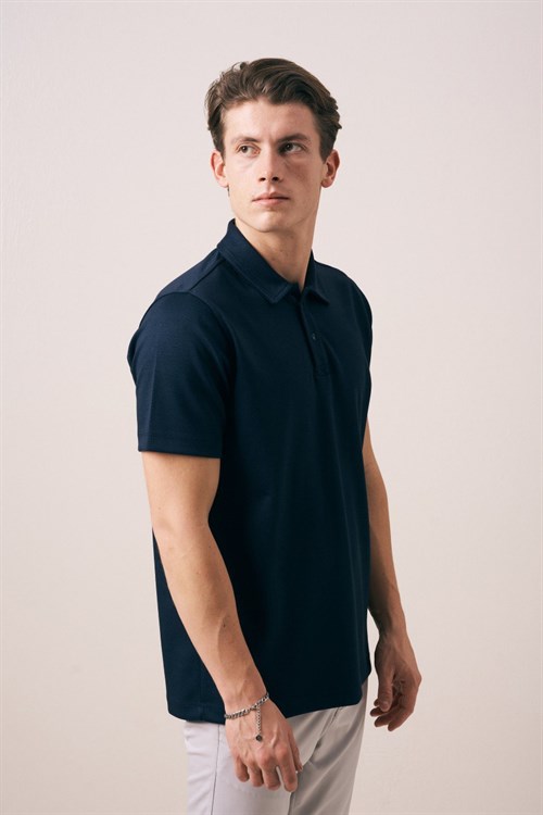 Wholesale Mens Navy Polo T-Shirt