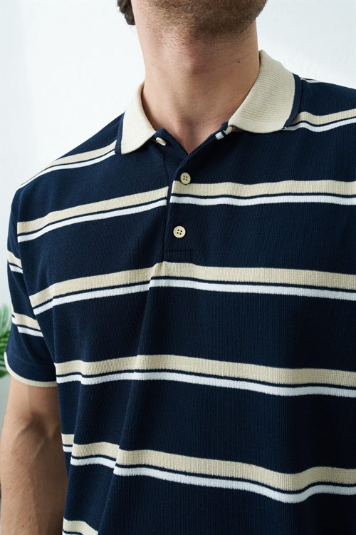 Wholesale Mens Navy Polo T-Shirt