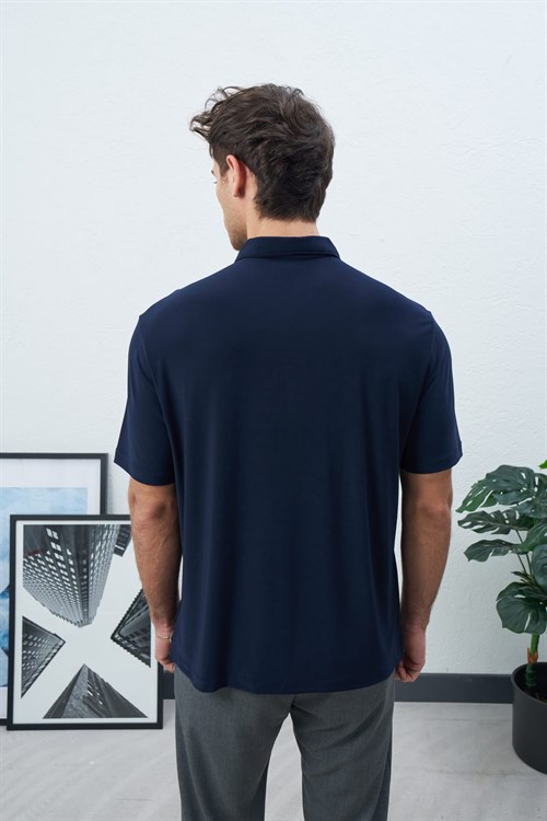 Wholesale Mens Navy Polo T-Shirt