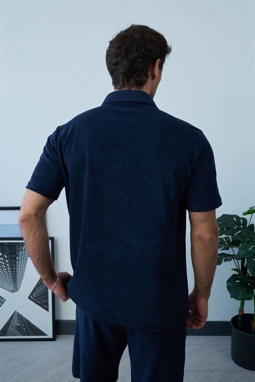 Wholesale Mens Navy Polo T-Shirt