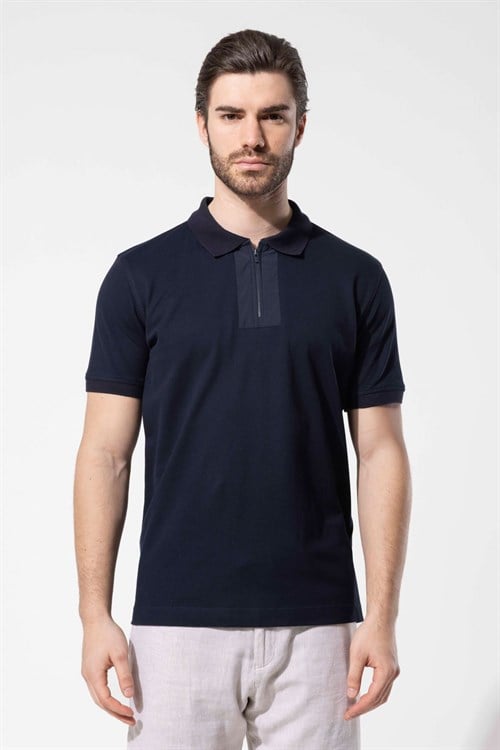 Wholesale Mens Navy Polo T-Shirt