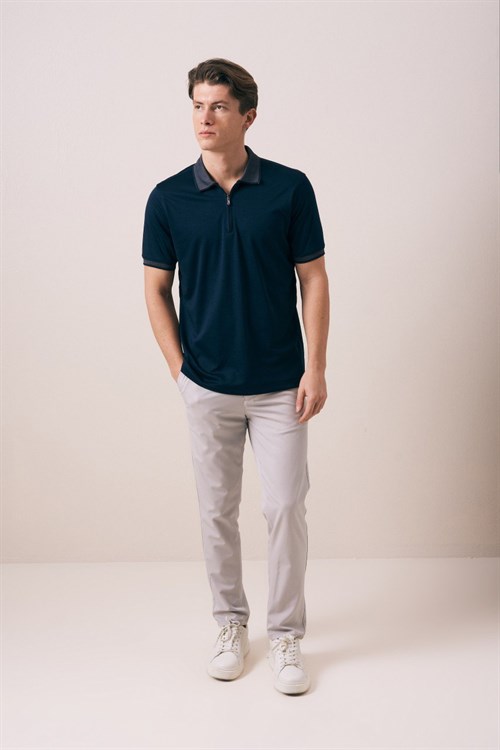 Wholesale Mens Navy Polo T-Shirt