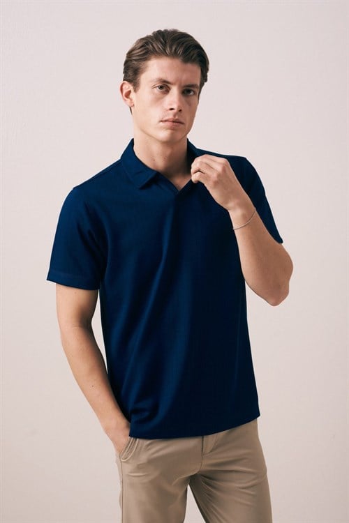 Wholesale Mens Navy Polo T-Shirt