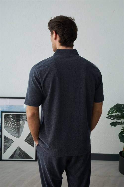 Wholesale Mens Navy Polo T-Shirt