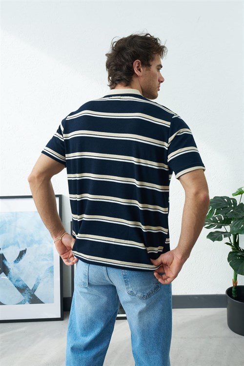 Wholesale Mens Navy Polo T-Shirt