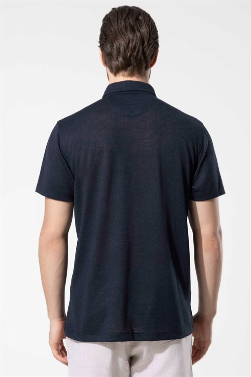 Wholesale Mens Navy Polo T-Shirt