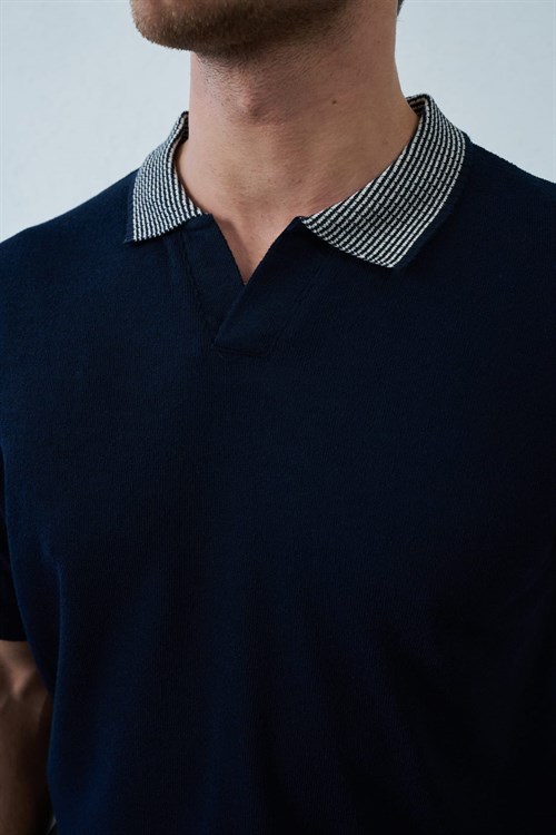 Wholesale Mens Navy Polo T-Shirt