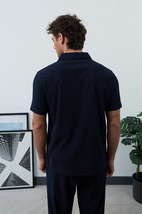 Wholesale Mens Navy Polo T-Shirt