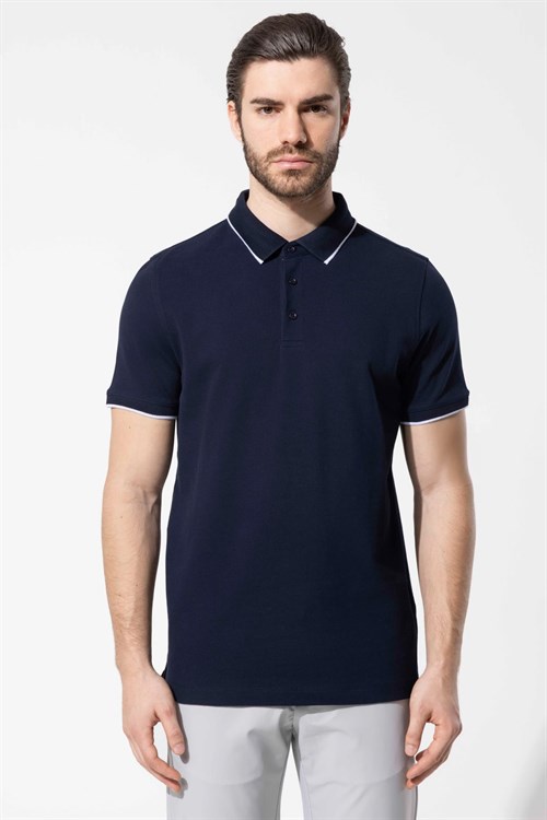 Wholesale Mens Navy Polo T-Shirt