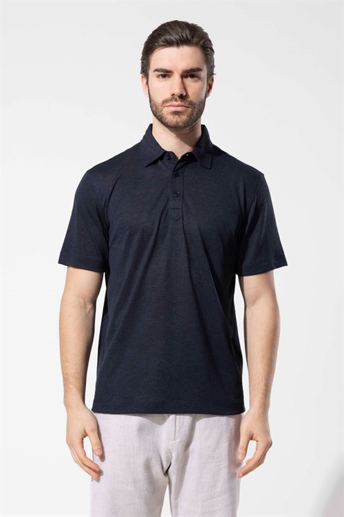 Wholesale Mens Navy Polo T-Shirt
