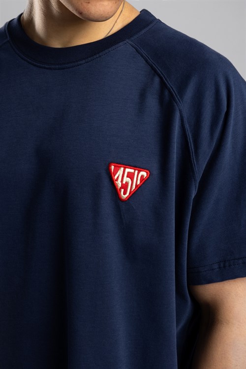Wholesale Mens Navy Printed T-shirt