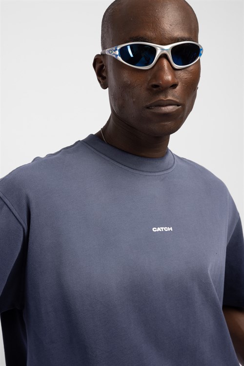 Wholesale Mens Navy Printed T-shirt