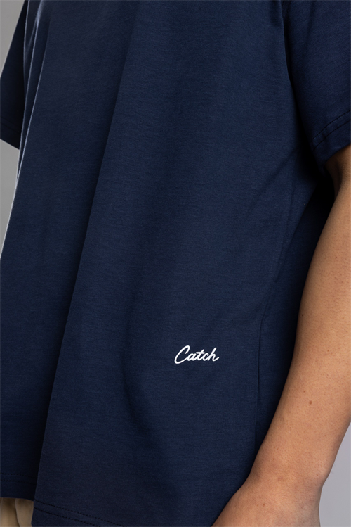 Wholesale Mens Navy Printed T-shirt