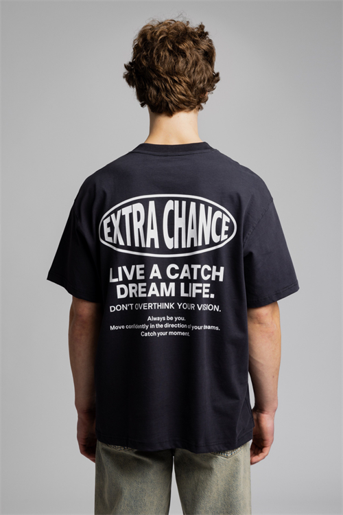 Wholesale Mens Navy Printed T-shirt