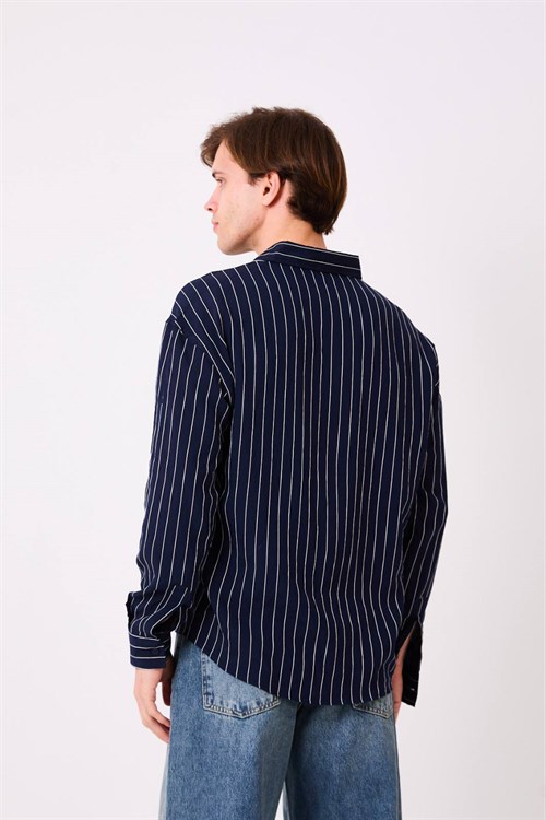 Wholesale Mens Navy Shirt 
