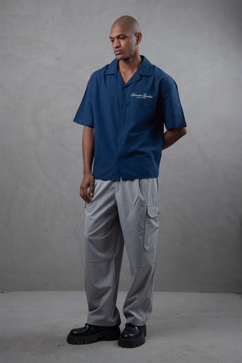 Wholesale Mens Navy Shirt