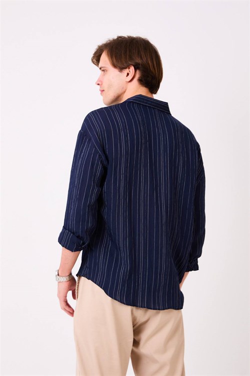 Wholesale Mens Navy Shirt 