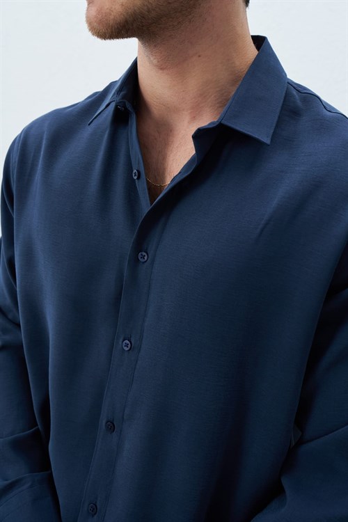 Wholesale Mens Navy Shirt