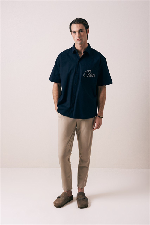 Wholesale Mens Navy Shirt