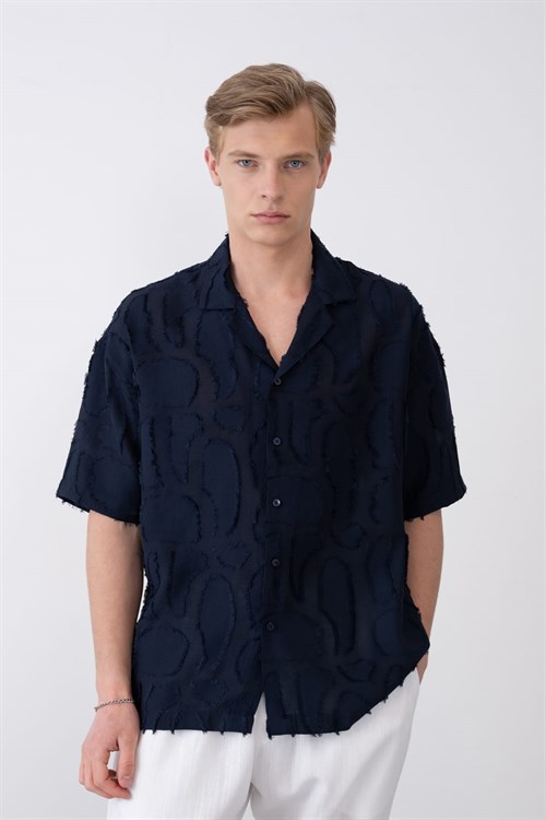 Wholesale Mens Navy Shirt