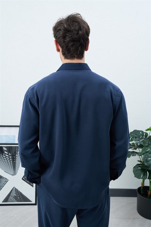 Wholesale Mens Navy Shirt