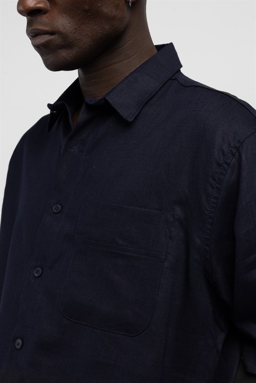 Wholesale Mens Navy Shirt