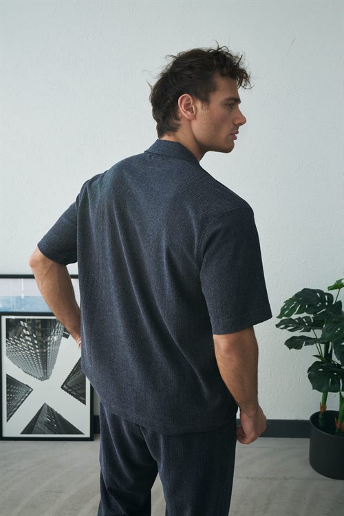 Wholesale Mens Navy Shirt