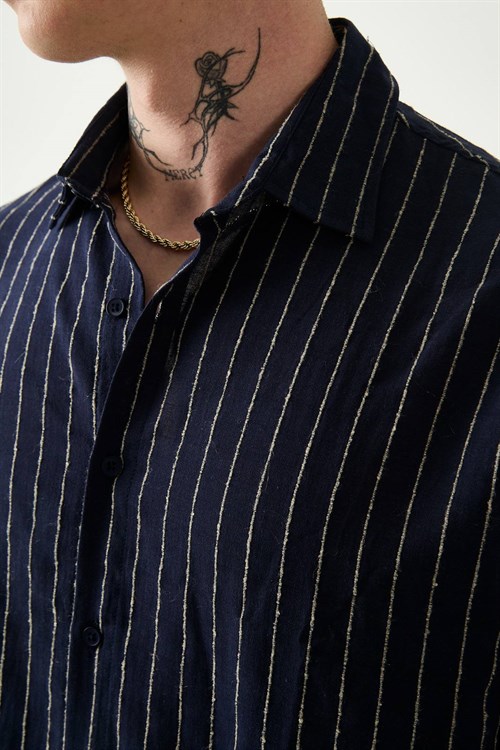 Wholesale Mens Navy Shirt 