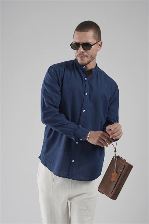 Wholesale Mens Navy Shirt