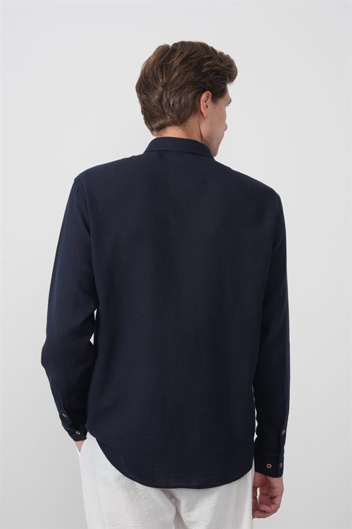 Wholesale Mens Navy Shirt