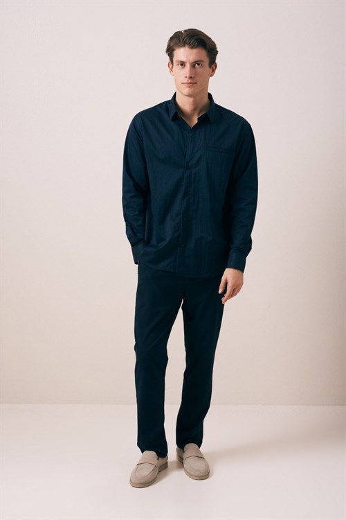 Wholesale Mens Navy Shirt