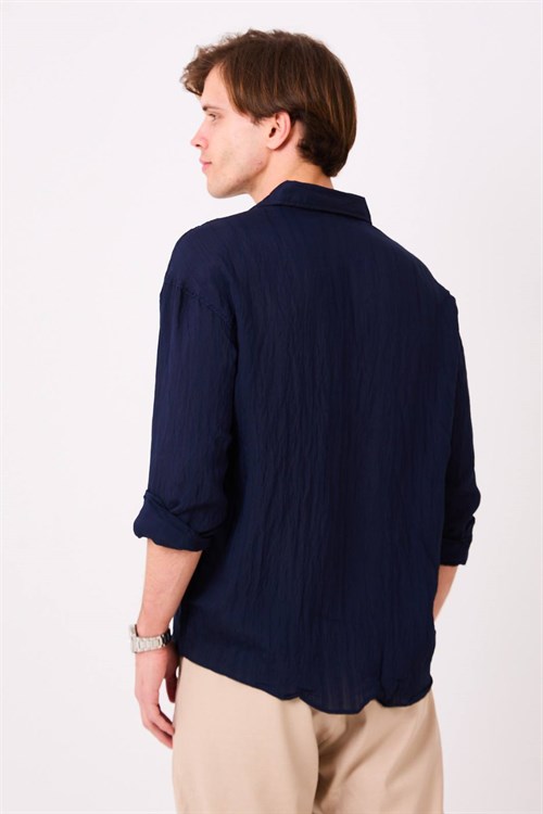 Wholesale Mens Navy Shirt 