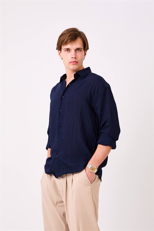 Wholesale Mens Navy Shirt 
