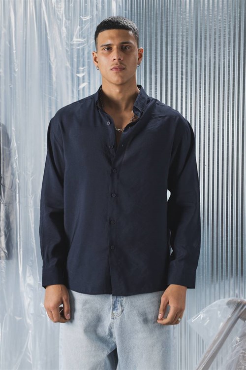Wholesale Mens Navy Shirt