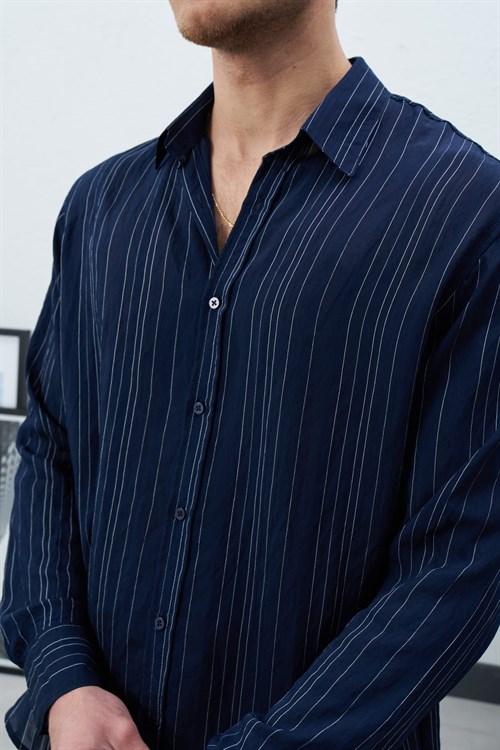 Wholesale Mens Navy Shirt