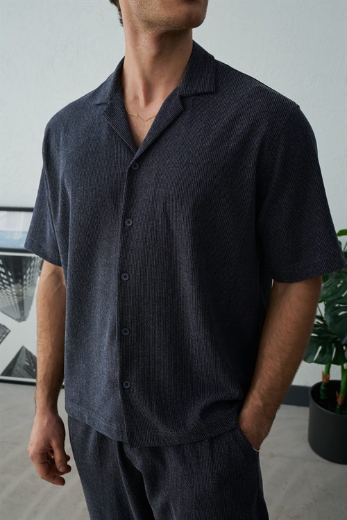 Wholesale Mens Navy Shirt