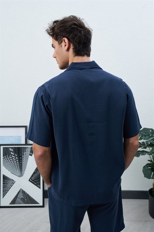 Wholesale Mens Navy Shirt