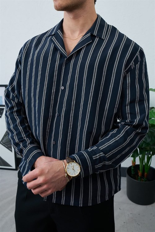 Wholesale Mens Navy Shirt