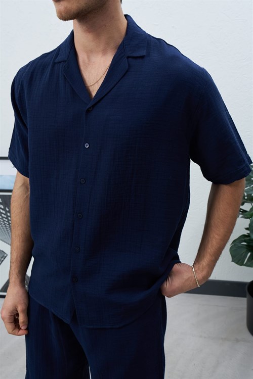 Wholesale Mens Navy Shirt
