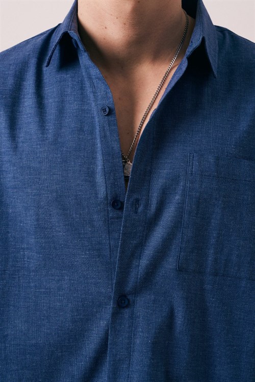 Wholesale Mens Navy Shirt