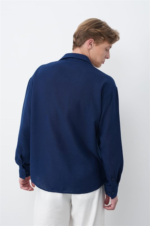 Wholesale Mens Navy Shirt