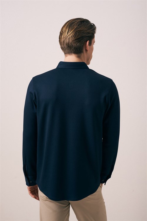 Wholesale Mens Navy Shirt