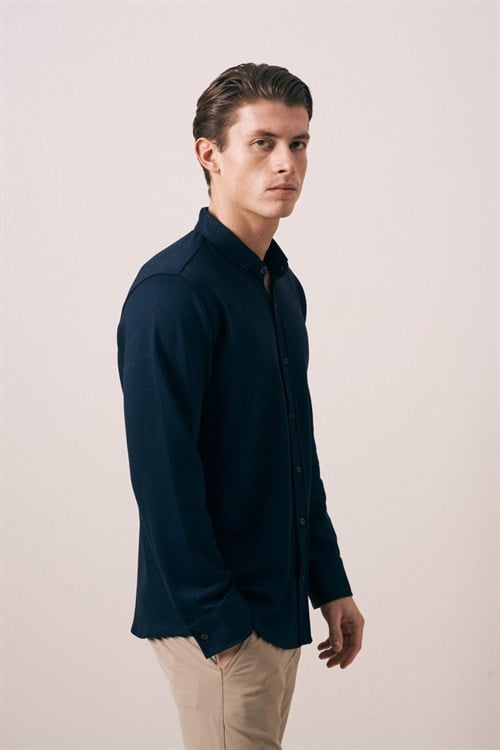 Wholesale Mens Navy Shirt