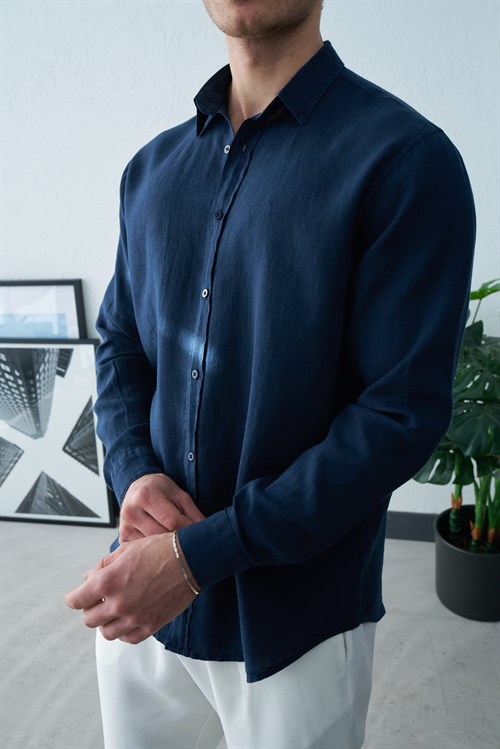 Wholesale Mens Navy Shirt