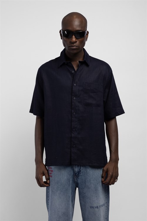 Wholesale Mens Navy Shirt